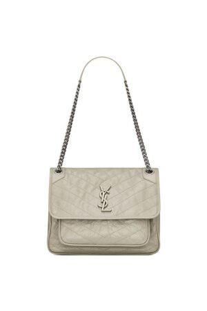 SAINT LAURENT NIKI MEDIUM IN CRINKLED VINTAGE LEATHER