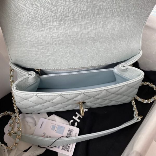 CHANEL Coco Handle Bag Small - Image 8